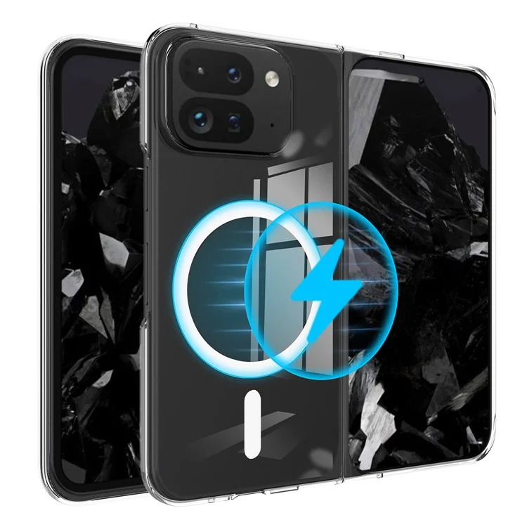 For Google Pixel 10 Pro Fold Case TPU + Acrylic Magnetic Phone Cover Compatible with MagSafe
