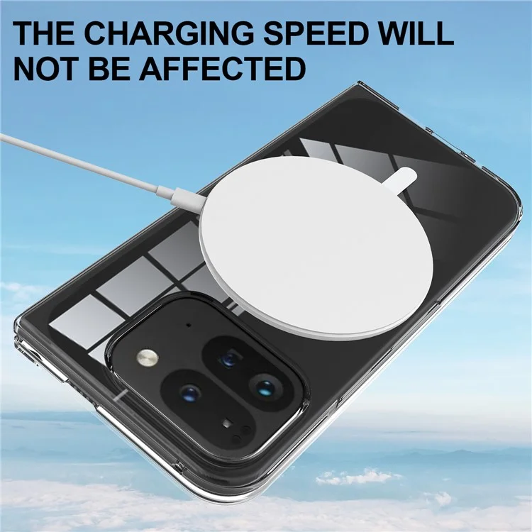For Google Pixel 10 Pro Fold Case TPU + Acrylic Magnetic Phone Cover Compatible with MagSafe