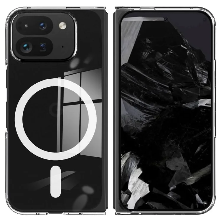 For Google Pixel 10 Pro Fold Case TPU + Acrylic Magnetic Phone Cover Compatible with MagSafe