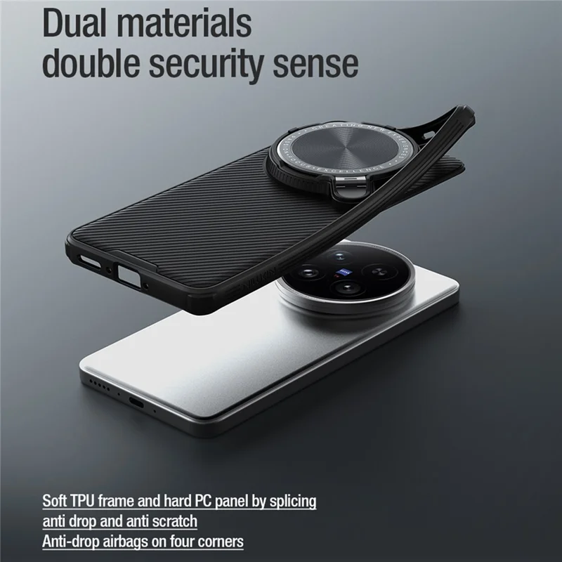 NILLKIN Camshield Prop Series for vivo X200 Ultra 5G Case Slide Camera Protection PC + TPU Phone Cover