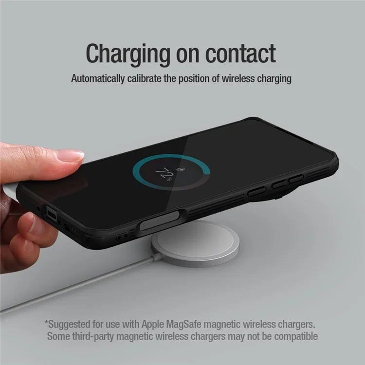 NILLKIN Camshield Prop Serie Magnética para Funda de vivo X200 Ultra 5G Compatible con MagSafe, Carcasa de PC + TPU con Protección de Cámara