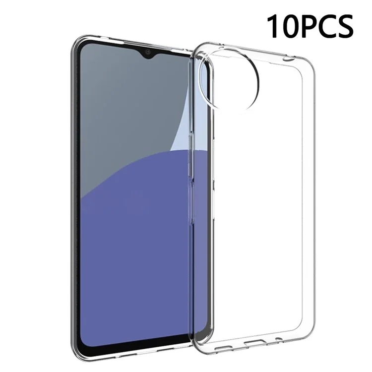 10 шт. / Упаковка для Sharp Aquos Wish5 Чехол Водяной знак Бесплатный TPU Защитный прозрачный чехол для телефона
