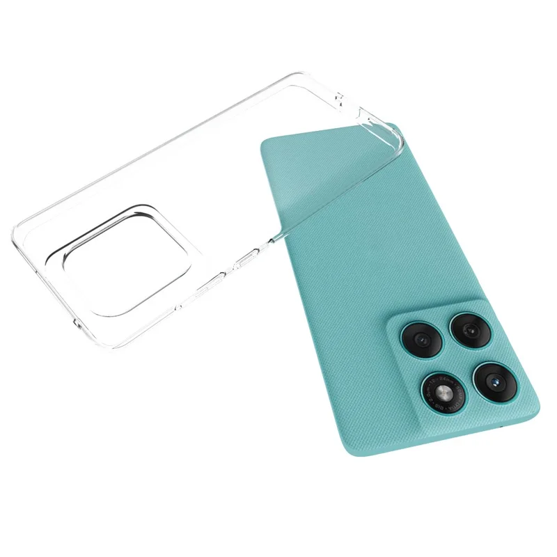 10 stuks / verpakking voor Motorola Edge 60 Fusion 5G hoesje, vingerafdrukbestendig TPU beschermend transparant telefoonhoesje