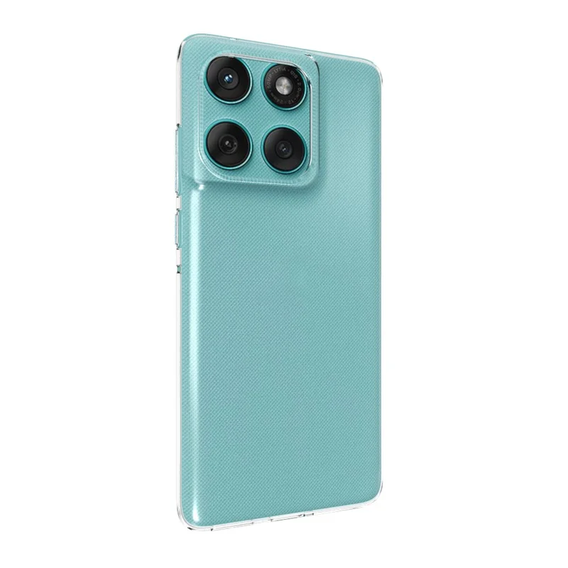 10 stuks / verpakking voor Motorola Edge 60 Fusion 5G hoesje, vingerafdrukbestendig TPU beschermend transparant telefoonhoesje