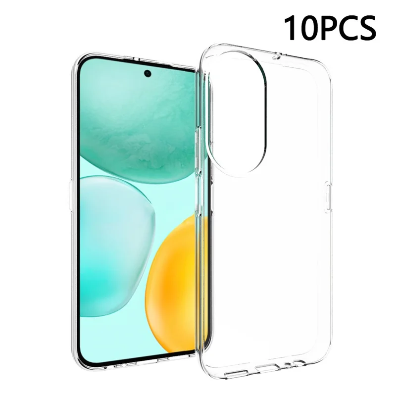 10 Pezzi / Confezione per Cover Trasparente Protettiva TPU per Honor Play 60 5G Senza Segni d'Acqua