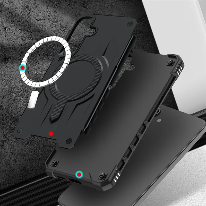 Bulk Purchasing For Samsung Galaxy S23 FE Case Compatible with MagSafe Shockproof PC + TPU Phone Cover - Black
