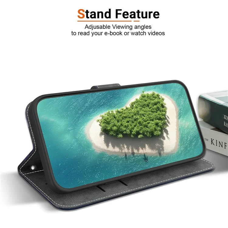 For Samsung Galaxy S25+  /  S24+ Leather Case Pattern Printing Wallet Stand Anti Drop Phone Cover - Thunder Tiger