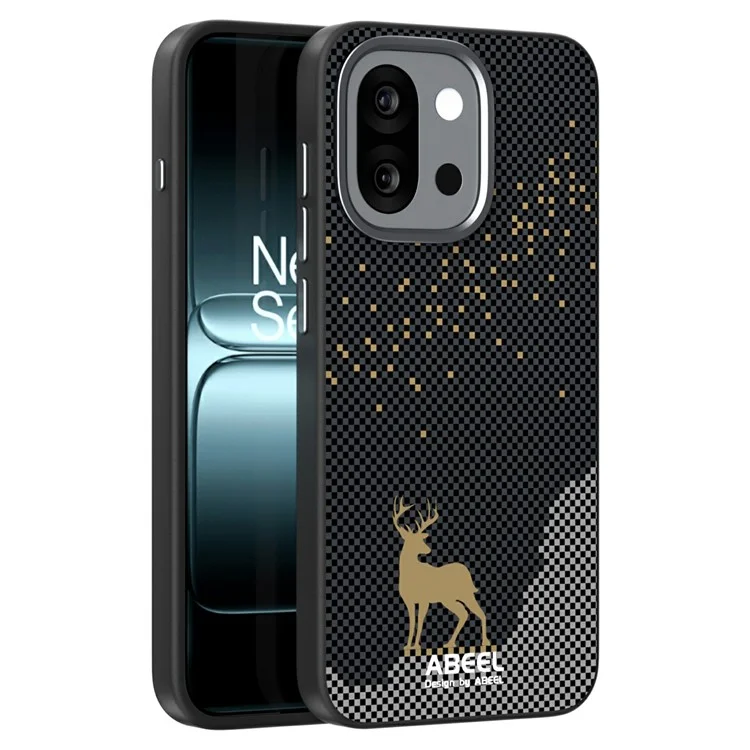 ABEEL Pour OnePlus 13T 5G Étui Compatible avec MagSafe Ultra Fin PC TPU Coque Arrière de Téléphone - Cerf