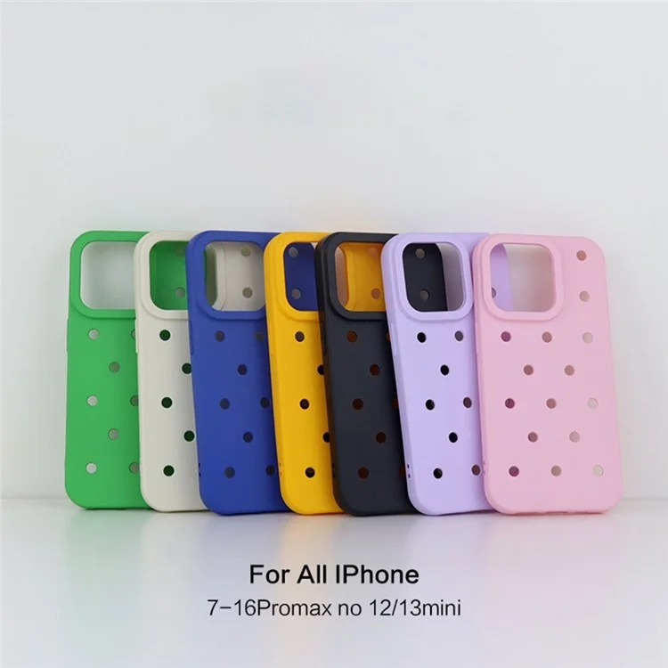 For iPhone 16 Pro Max Case with Multi Holes Heat Dissipation TPU Phone Back Cover - Pink