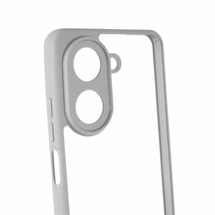 For Xiaomi Redmi A5 4G (171.7mm) Phone Case Clear PC + TPU Hybrid Back Cover - White