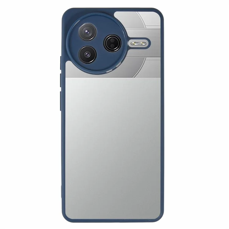 For Xiaomi Redmi K80 5G / Poco F7 Pro 5G Phone Case Clear PC + TPU Hybrid Back Cover - Blue