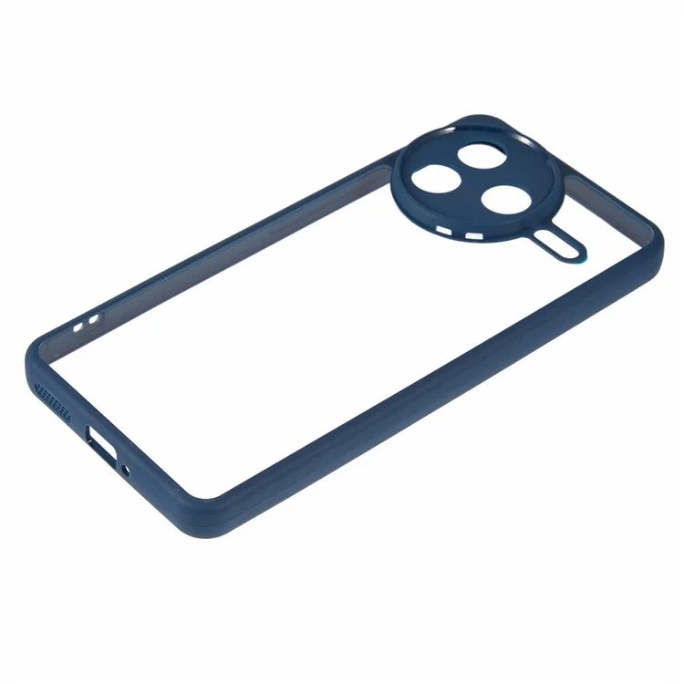 For Xiaomi Redmi K80 5G / Poco F7 Pro 5G Phone Case Clear PC + TPU Hybrid Back Cover - Blue