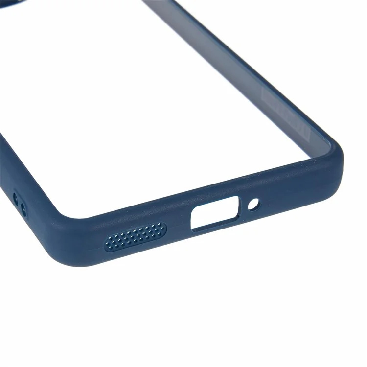 For Xiaomi Redmi K80 5G / Poco F7 Pro 5G Phone Case Clear PC + TPU Hybrid Back Cover - Blue
