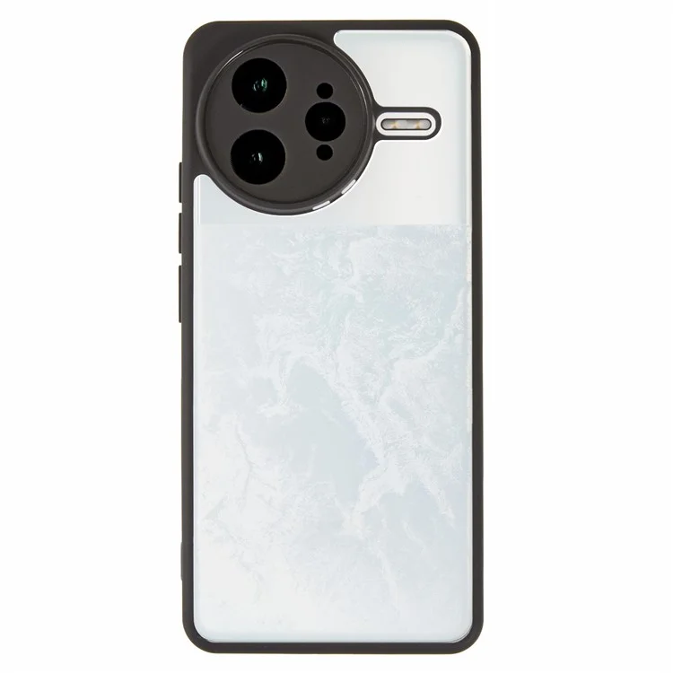 For Xiaomi Redmi K80 Pro 5G / Poco F7 Ultra 5G Phone Case Clear PC + TPU Hybrid Back Cover - Black