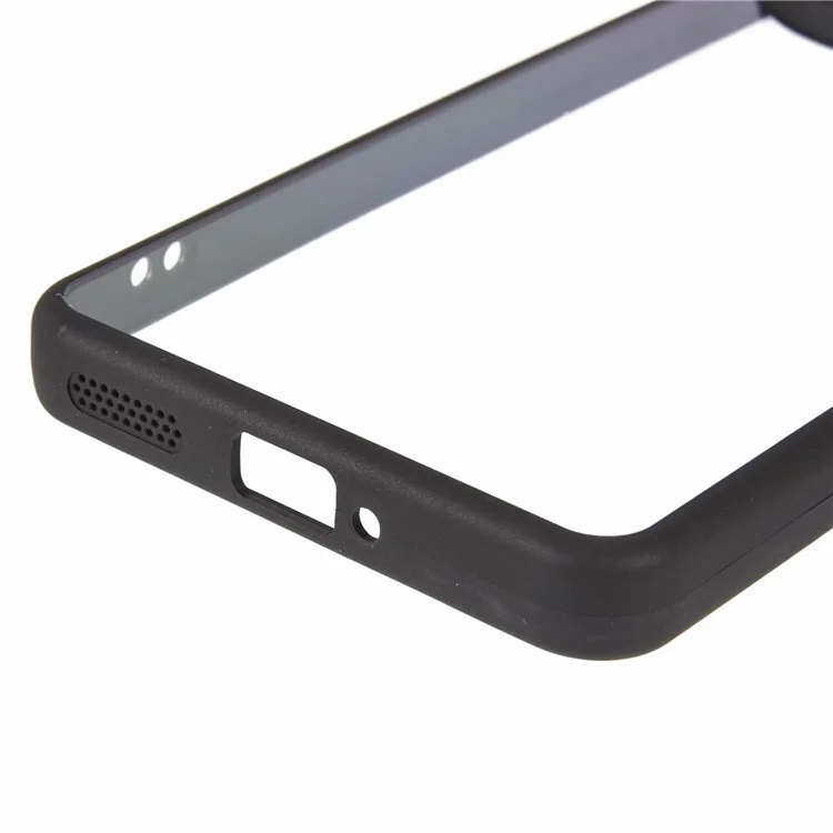 For Xiaomi Redmi K80 Pro 5G / Poco F7 Ultra 5G Phone Case Clear PC + TPU Hybrid Back Cover - Black