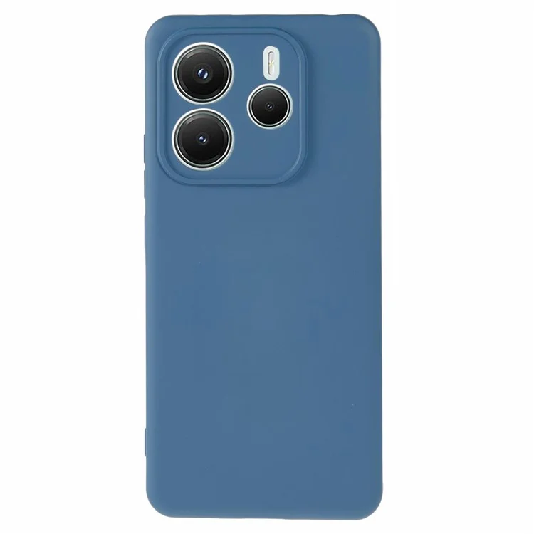 Pour Xiaomi Redmi Note 14 5G Étui Bords Arrondis 2.0mm Coque de Protection en TPU - Bleu