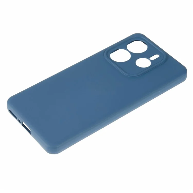 Pour Xiaomi Redmi Note 14 5G Étui Bords Arrondis 2.0mm Coque de Protection en TPU - Bleu