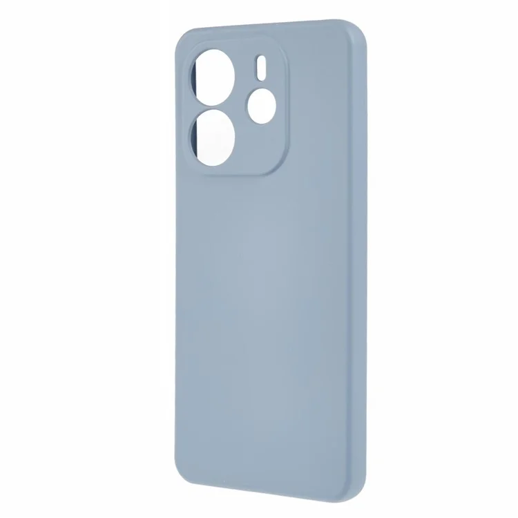 Для Xiaomi Redmi Note 14 4G (164,84 мм) Чехол с дуговым краем 2,0 мм TPU Защитный чехол для телефона - Серый
