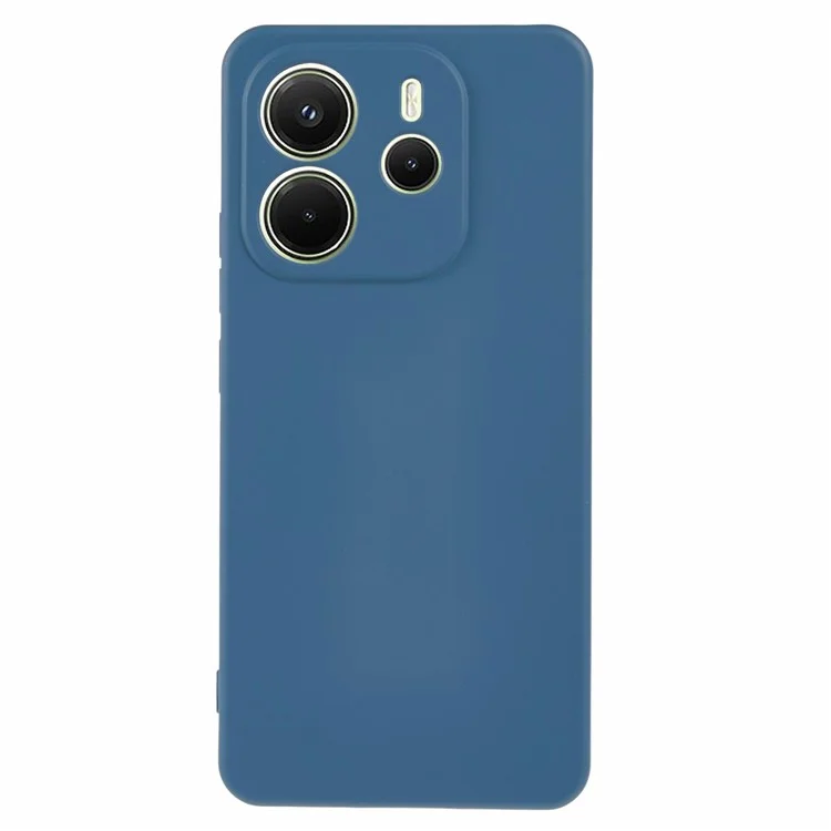 Für Xiaomi Redmi Note 14 4G (164,84 mm) Hülle Bogen-Kante 2,0 mm TPU Schutzhülle - Blau