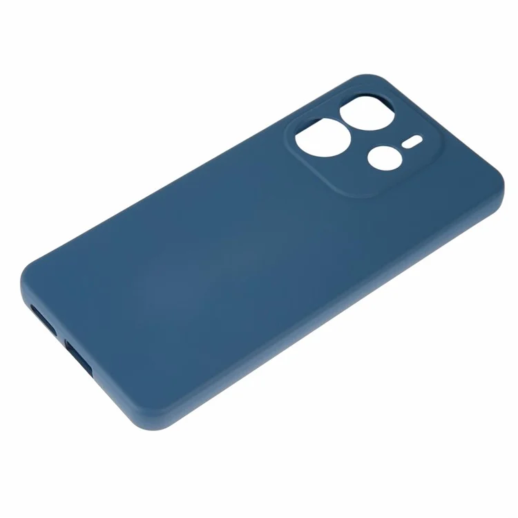 Für Xiaomi Redmi Note 14 4G (164,84 mm) Hülle Bogen-Kante 2,0 mm TPU Schutzhülle - Blau