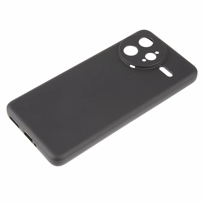 For Xiaomi Redmi K80 Pro 5G / Poco F7 Ultra 5G Case Arc Edge 2.0mm TPU Protective Phone Cover - Black