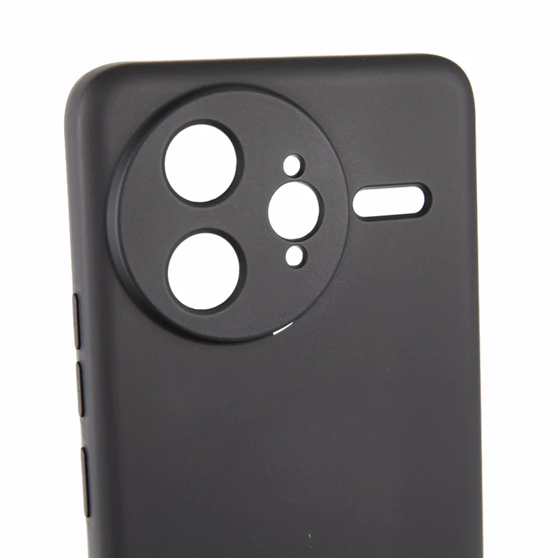 For Xiaomi Redmi K80 Pro 5G / Poco F7 Ultra 5G Case Arc Edge 2.0mm TPU Protective Phone Cover - Black