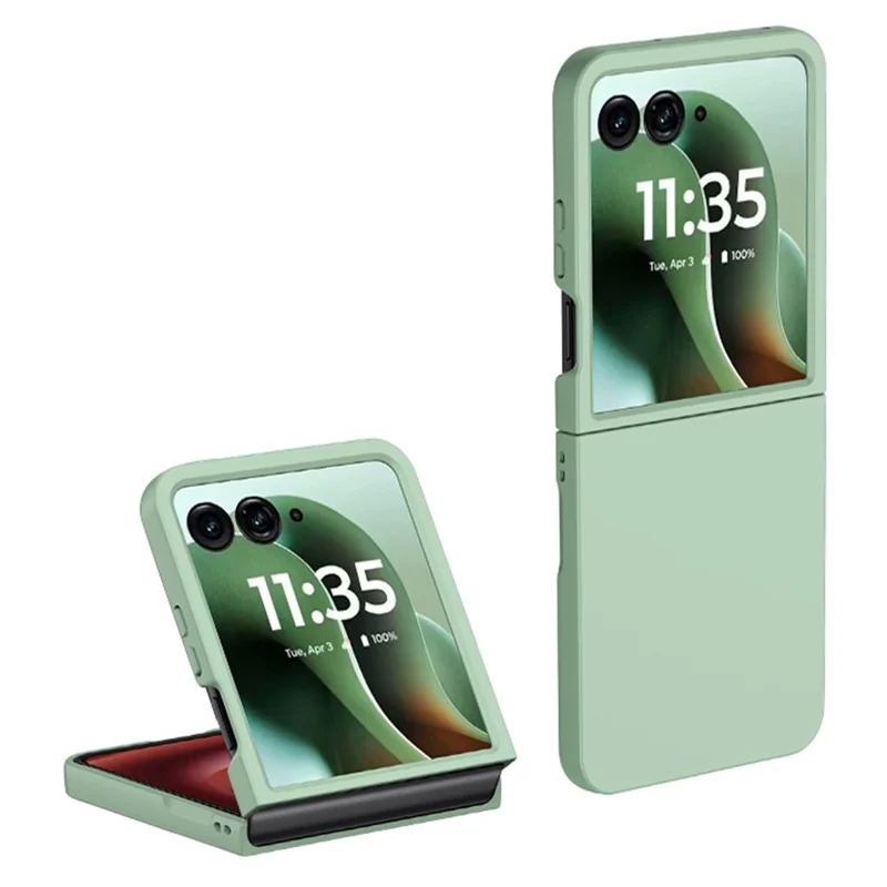 For Motorola Razr 70 Ultra / 60 Ultra 5G / Razr Ultra 2026 5G / 2025 5G Case Ultra Thin Skin Touch Rubberized Hard PC Phone Cover - Mint Green