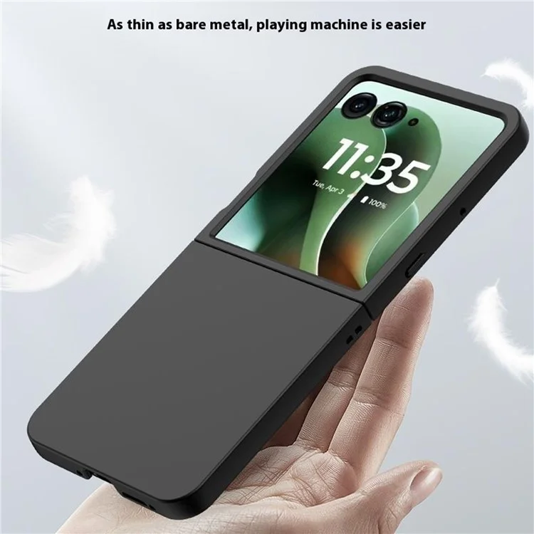 For Motorola Razr 60 Ultra 5G Case Ultra Thin Skin Touch Rubberized Hard PC Phone Cover - Sky Blue
