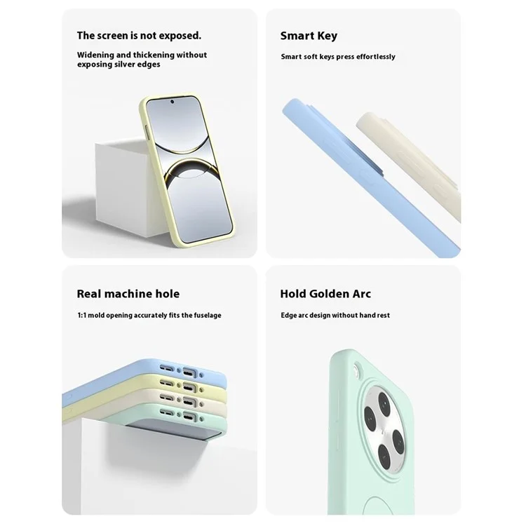 For Oppo Find X8 Pro 5G Liquid Silicone Case Compatible with MagSafe Skin-Touch Phone Cover - White