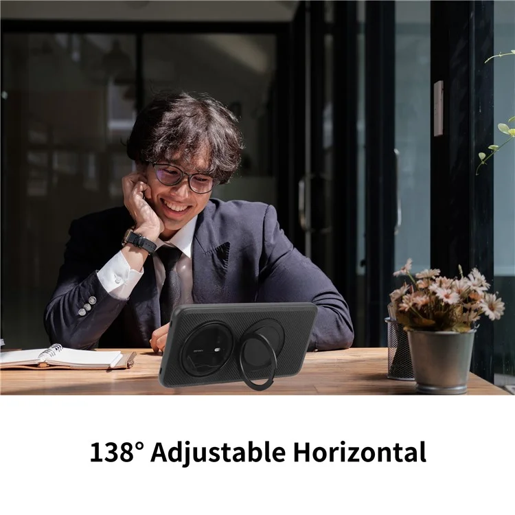 VILI TCY pour Huawei Mate 70 Pro+ Étui de téléphone magnétique avec support rotatif Coque arrière PC TPU