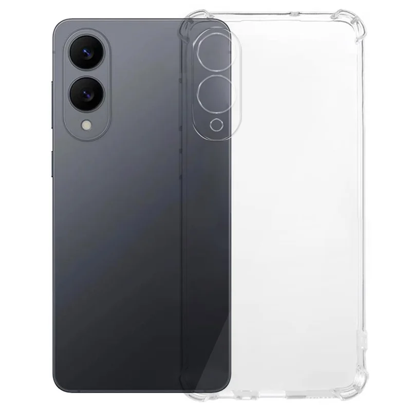 KALEBOL For Samsung Galaxy S25 Edge Case 1.5mm TPU Transparent Anti-Drop Phone Cover