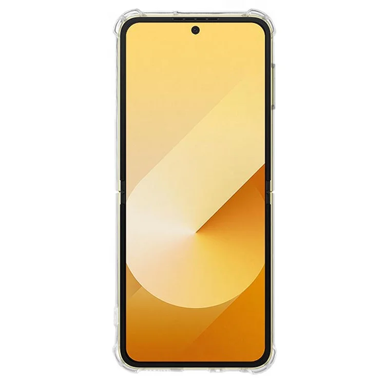 KALEBOL Pour Samsung Galaxy Z Flip7 5G Étui en TPU Transparent de 1,5 mm Anti-Chute Coque de Téléphone