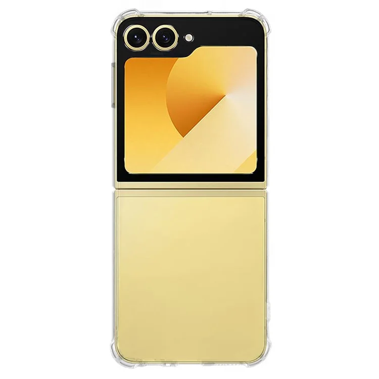 KALEBOL Pour Samsung Galaxy Z Flip7 5G Étui en TPU Transparent de 1,5 mm Anti-Chute Coque de Téléphone
