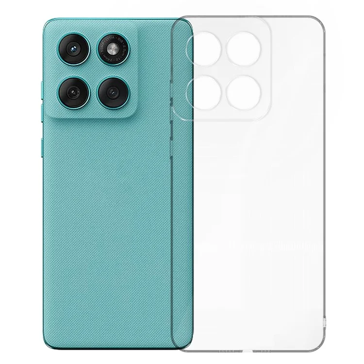 KALEBOL Clear Case For Motorola Edge 60 Fusion 5G  /  Edge 60 Stylus 5G  /  Edge 60 5G 1.5mm Thickened TPU Shockproof Phone Cover