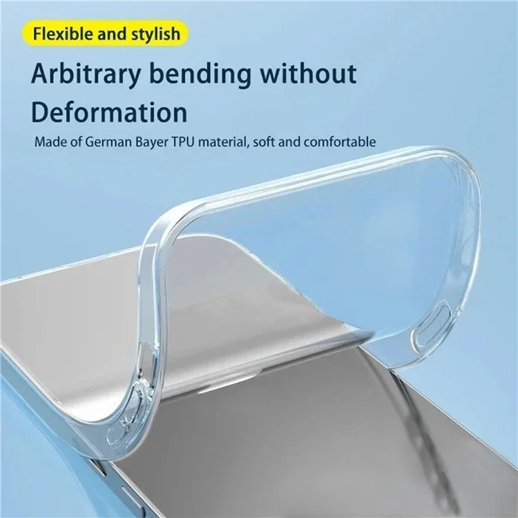 KALEBOL Clear Case For Motorola Edge 60 Fusion 5G  /  Edge 60 Stylus 5G  /  Edge 60 5G 1.5mm Thickened TPU Shockproof Phone Cover