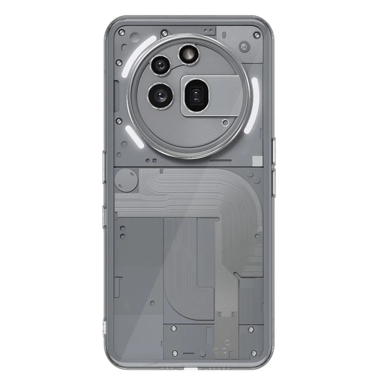 KALEBOL Para Nothing Phone (3a) Pro Capa Transparente 1,5mm TPU Reforçado à Prova de Choque