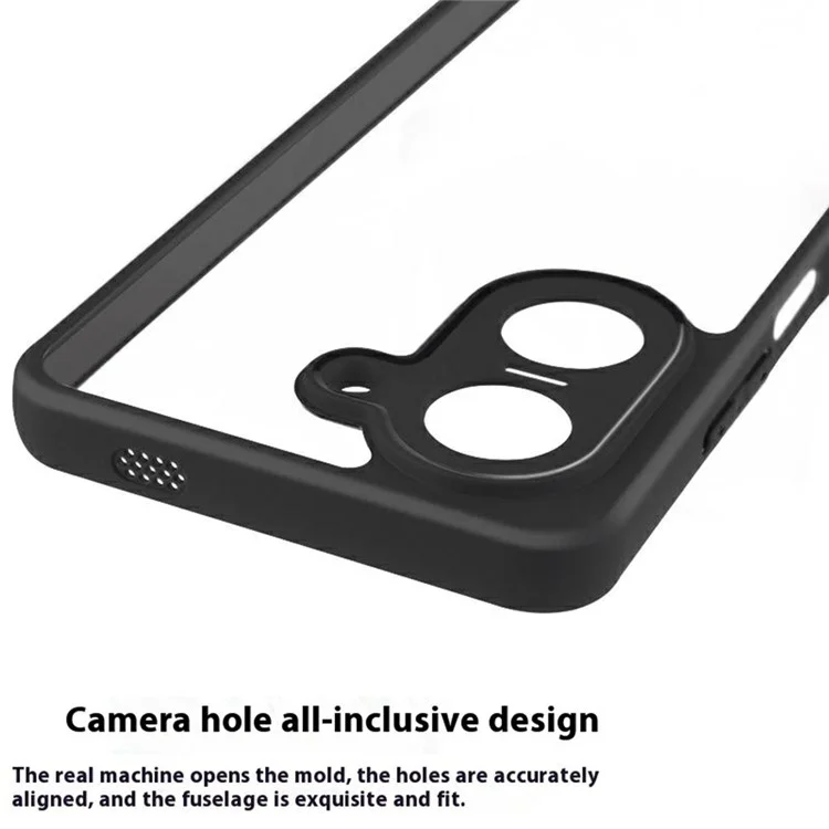For Xiaomi Redmi A5 4G (171.7mm)  /  Poco C71 4G Case Shockproof PC + TPU Clear Back Phone Cover