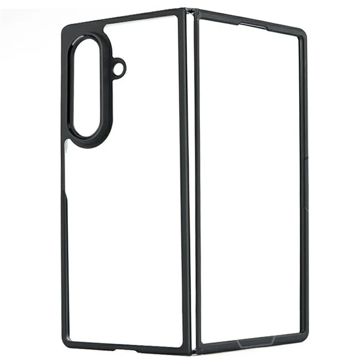 Für Samsung Galaxy Z Fold7 5G Hülle Stoßfest PC + TPU Transparente Rückseite Handyhülle