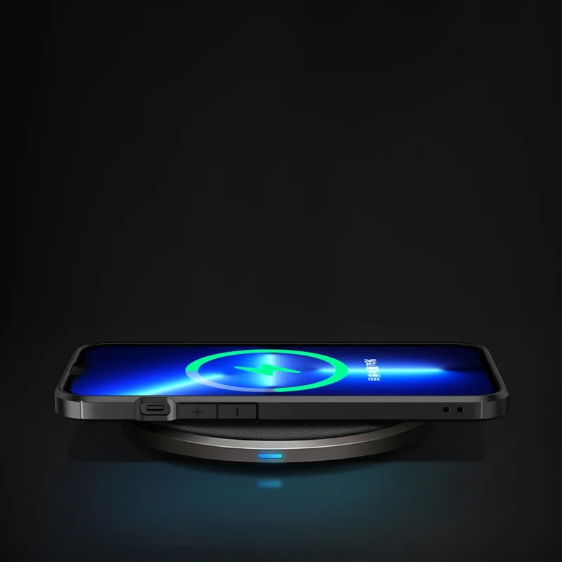 Bulk Purchasing For iPhone 14 / 13 Case Reinforced Corner TPU + PC Clear Back Cover - Navy Blue