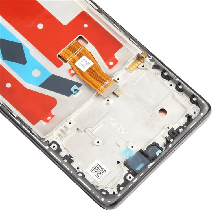For Honor X9a 5G OEM Grade S Écran AMOLED et Assemblage du Numériseur + Châssis (Sans Logo) - Noir