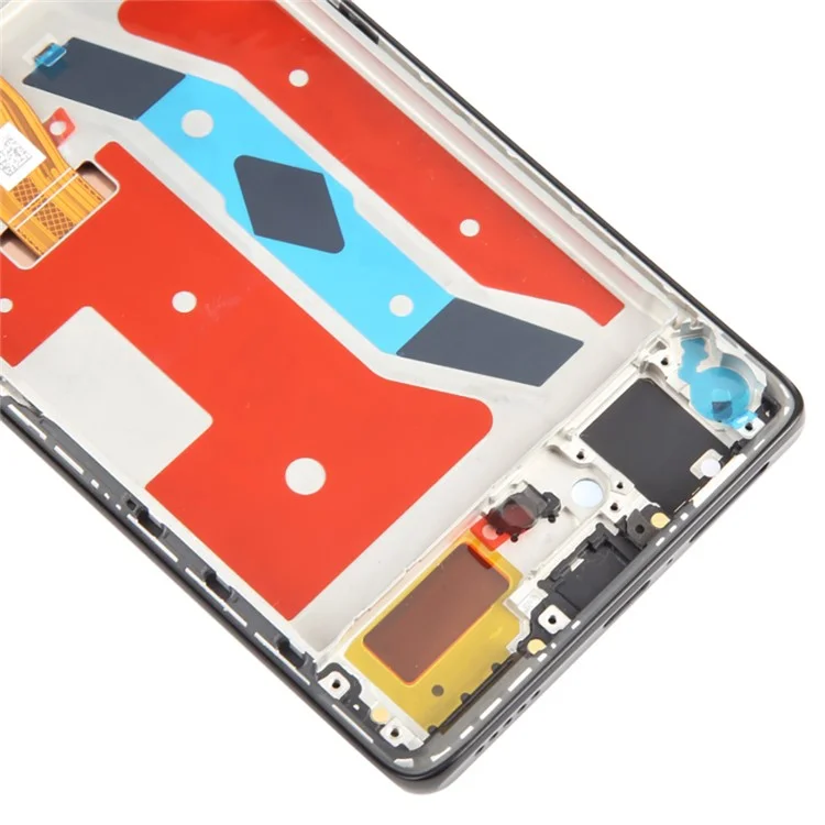 For Honor X9a 5G OEM Grade S Écran AMOLED et Assemblage du Numériseur + Châssis (Sans Logo) - Noir