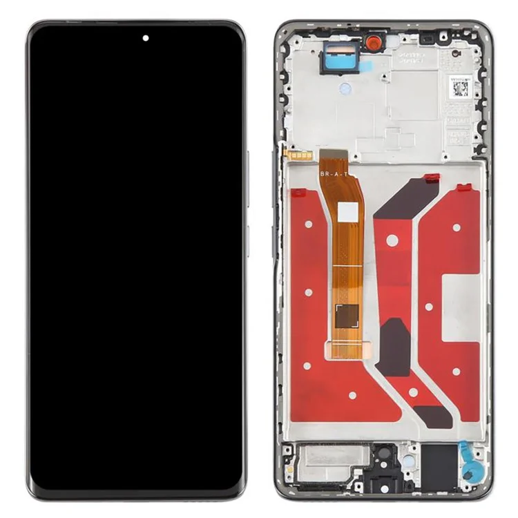 Pour Honor X9c 5G Écran AMOLED de qualité OEM et Assemblage du Numériseur + Châssis (Sans Logo) - Noir