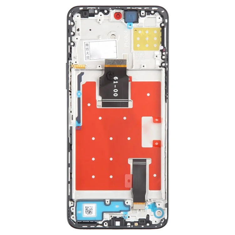 For Honor X50i 5G Grade C LCD Screen and Digitizer Assembly + Frame (Without Logo) - Black