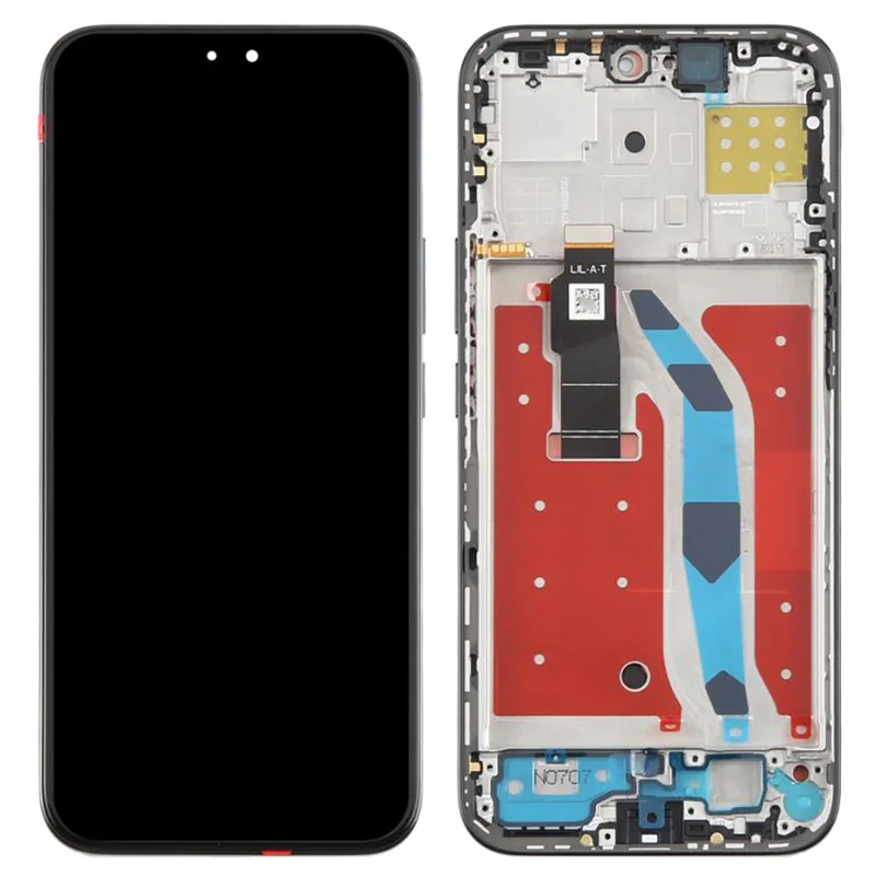 For Honor X60i 5G OEM Grade S AMOLED Screen and Digitizer Assembly + Frame (Without Logo) - Black