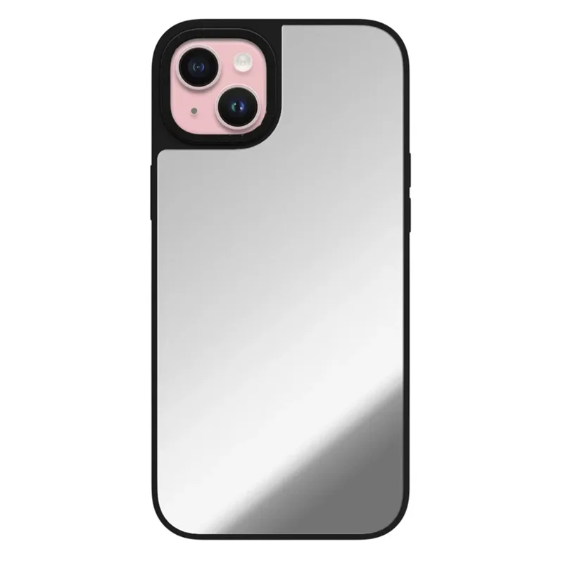 Compra em Atacado para Capas de Celular Magnéticas com Espelho para iPhone 14 / 13 - Superfície de Acrílico 3,0mm + Capa de Telefone TPU