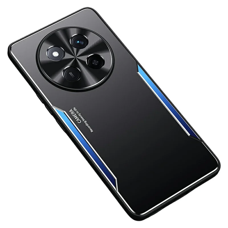 For Honor Magic7 Lite 5G / X9c 5G / X60 Pro 5G Case Aluminum Alloy + TPU Shockproof Phone Cover - Blue