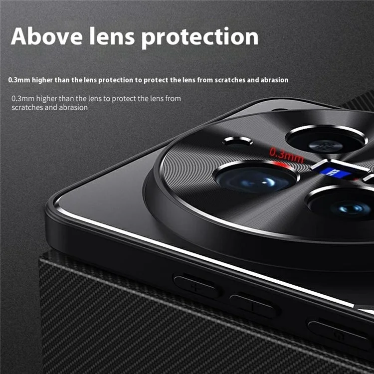 For vivo X200 Pro 5G Case Aluminum Alloy + TPU Shockproof Phone Cover - Blue