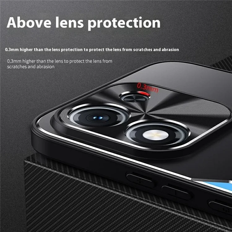 For Honor X70i Case Aluminum Alloy + TPU Shockproof Phone Cover - Blue