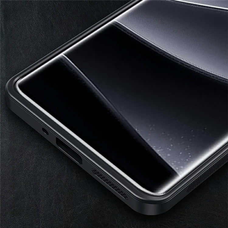 Funda para Xiaomi Redmi Note 14 Pro 4G de Aleación de Aluminio + TPU Antigolpes - Rojo