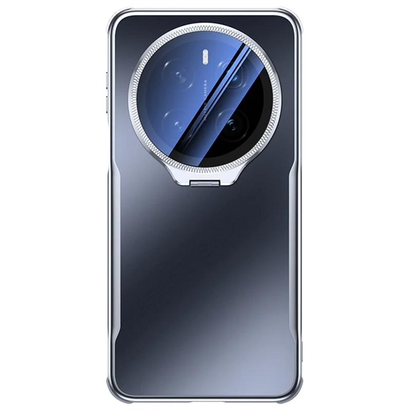 Étui pour téléphone 5G For Honor Magic7 Antichoc Coque arrière TPU PC avec support d'objectif - Noir